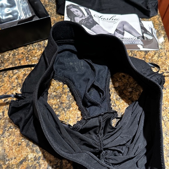 SASHA O’RING LINGERIE HARNESS - MIDNIGHT BLACK, XS (2-4) NWT - Picture 11 of 13